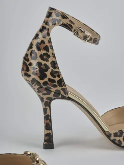 Sandali tacco 9cm raso Donna Sandali Tacco Alto