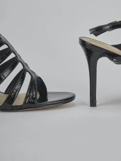 Outlet Sandali tacco 9cm vernice Donna Sandali Tacco Alto