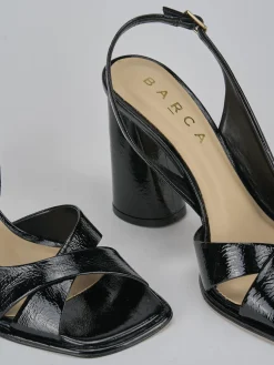 Sandali tacco 9cm vernice Donna Sandali Tacco Alto