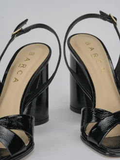 Sandali tacco 9cm vernice Donna Sandali Tacco Alto