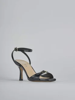 Clearance Sandali tacco 7cm vernice Donna Sandali Tacco Alto