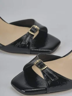 Clearance Sandali tacco 7cm vernice Donna Sandali Tacco Alto