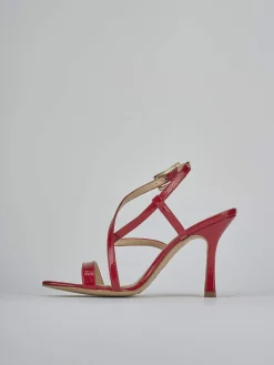 Sale Sandali tacco 9cm vernice Donna Sandali Tacco Alto