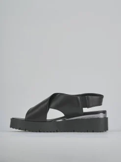 Best Sandali zeppa 4 cm pelle Donna Sandali Zeppa