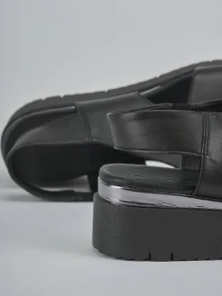 Best Sandali zeppa 4 cm pelle Donna Sandali Zeppa