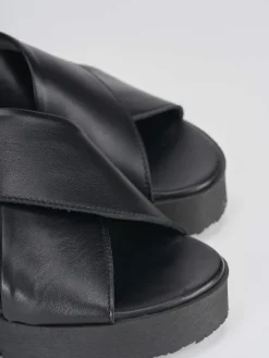 Best Sandali zeppa 4 cm pelle Donna Sandali Zeppa