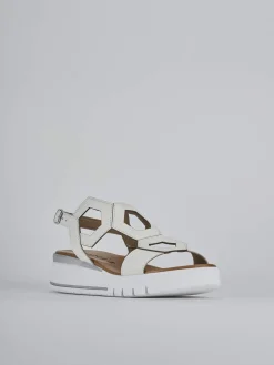 Outlet Sandali zeppa tacco 3cm pelle Donna Sandali Zeppa