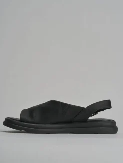 Sale Sandali zeppa tacco 3cm pelle Donna Sandali Zeppa