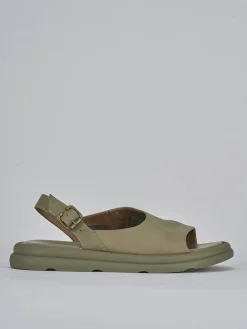 Outlet Sandali zeppa tacco 3cm pelle Donna Sandali Zeppa