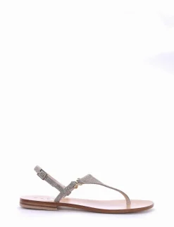 Online Sandalo infradito tacco 1 cm glitter Donna Sandali Tacco Basso