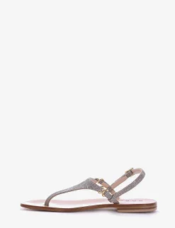 Online Sandalo infradito tacco 1 cm glitter Donna Sandali Tacco Basso