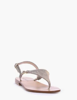 Online Sandalo infradito tacco 1 cm glitter Donna Sandali Tacco Basso