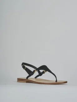 Sale Sandalo infradito tacco 1 cm camoscio Donna Sandali Tacco Basso