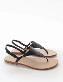 Clearance sandalo infradito tacco 1 cm Donna Sandali Tacco Basso