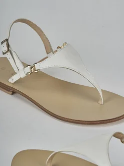 Best Sandalo infradito tacco 1 cm pelle Donna Sandali Tacco Basso