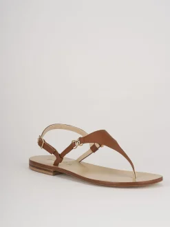 Online Sandalo infradito tacco 1 cm pelle Donna Sandali Tacco Basso