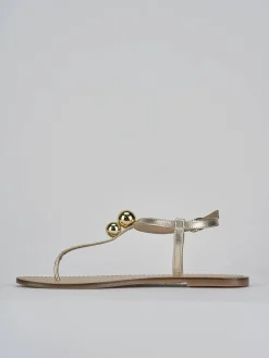 New Sandalo infradito tacco 1 cm pelle Donna Sandali Tacco Basso