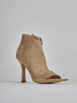 Clearance Sandalo tacco 8 cm camoscio Donna Sandali Tacco Alto