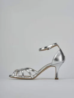 New Sandalo tacco 7 cm pelle Donna Sandali Tacco Alto