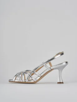 Sandalo tacco 7 cm pelle Donna Sandali Tacco Alto