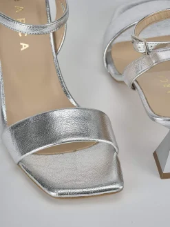 Outlet Sandalo tacco 7 cm pelle Donna Sandali Tacco Alto