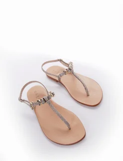 Discount sandalo tacco 1 cm Donna Sandali Tacco Basso