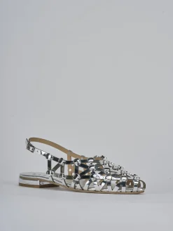 Discount Sandalo tacco 2 cm pelle Donna Sandali Tacco Basso