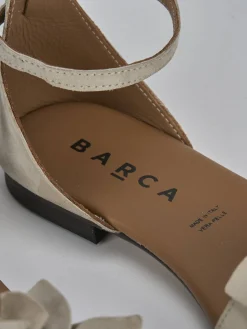 New Sandalo tacco 1 cm camoscio Donna Sandali Tacco Basso