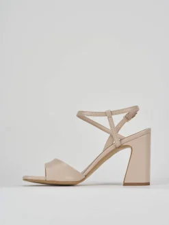 Sale Sandalo tacco 7 cm pelle Donna Sandali Tacco Alto