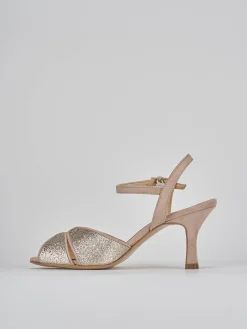 New Sandalo tacco 7 cm pelle Donna Sandali Tacco Alto