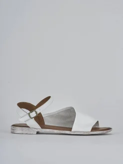 Sandalo tacco 1 cm pelle Donna Sandali Tacco Basso