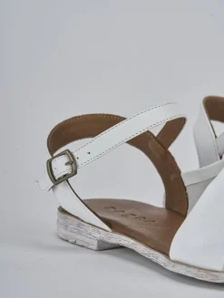 Sandalo tacco 1 cm pelle Donna Sandali Tacco Basso