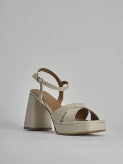 Sale Sandalo tacco 8 cm pelle Donna Sandali Tacco Alto
