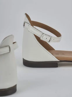 Hot Sandalo tacco 1 cm pelle Donna Sandali Tacco Basso