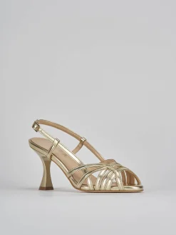 New Sandalo tacco 7 cm pelle Donna Sandali Tacco Alto