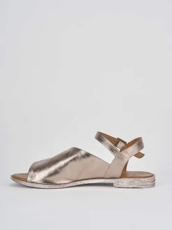 Sale Sandalo tacco 1 cm pelle Donna Sandali Tacco Basso