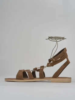 Best Sandalo tacco 1 cm camoscio Donna Sandali Tacco Basso