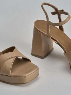 Best Sandalo tacco 8 cm pelle Donna Sandali Tacco Alto