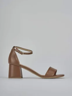 Outlet Sandalo tacco 6 cm pelle Donna Sandali Tacco Alto