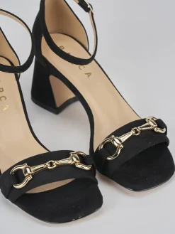 Discount Sandalo tacco 6 cm camoscio Donna Sandali Tacco Alto