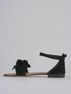 Best Sandalo tacco 1 cm camoscio Donna Sandali Tacco Basso