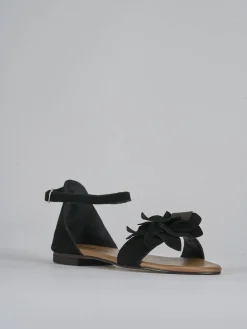 Best Sandalo tacco 1 cm camoscio Donna Sandali Tacco Basso