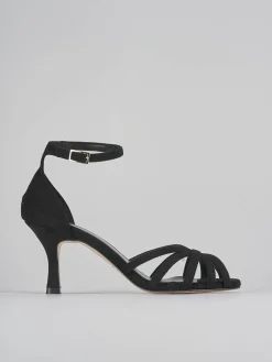 Sandalo tacco 7 cm camoscio Donna Sandali Tacco Alto