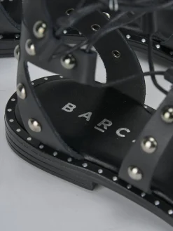 Sale Sandalo tacco 1 cm pelle Donna Sandali Tacco Basso