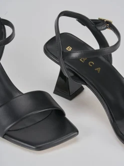 Outlet Sandalo tacco 7 cm pelle Donna Sandali Tacco Alto