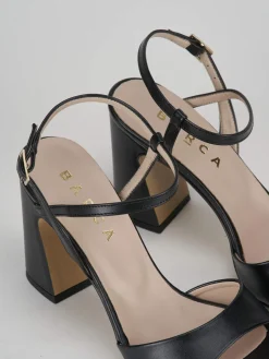 Outlet Sandalo tacco 7 cm pelle Donna Sandali Tacco Alto