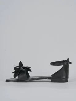 Clearance Sandalo tacco 1 cm pelle Donna Sandali Tacco Basso