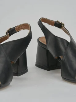 Discount Sandalo tacco 5 cm pelle Donna Sandali Tacco Alto