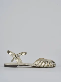 Sale Sandalo tacco 1 cm laminato Donna Sandali Tacco Basso