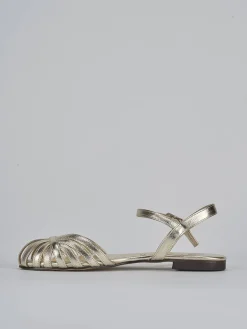 Sale Sandalo tacco 1 cm laminato Donna Sandali Tacco Basso